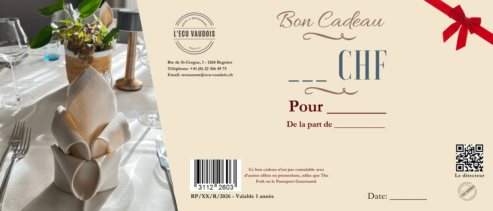 Modèle de bon cadeau 4