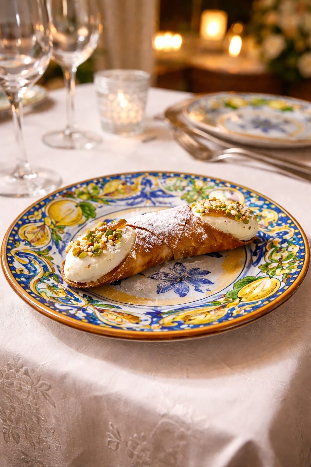 Cannolo sicilien à la ricotta