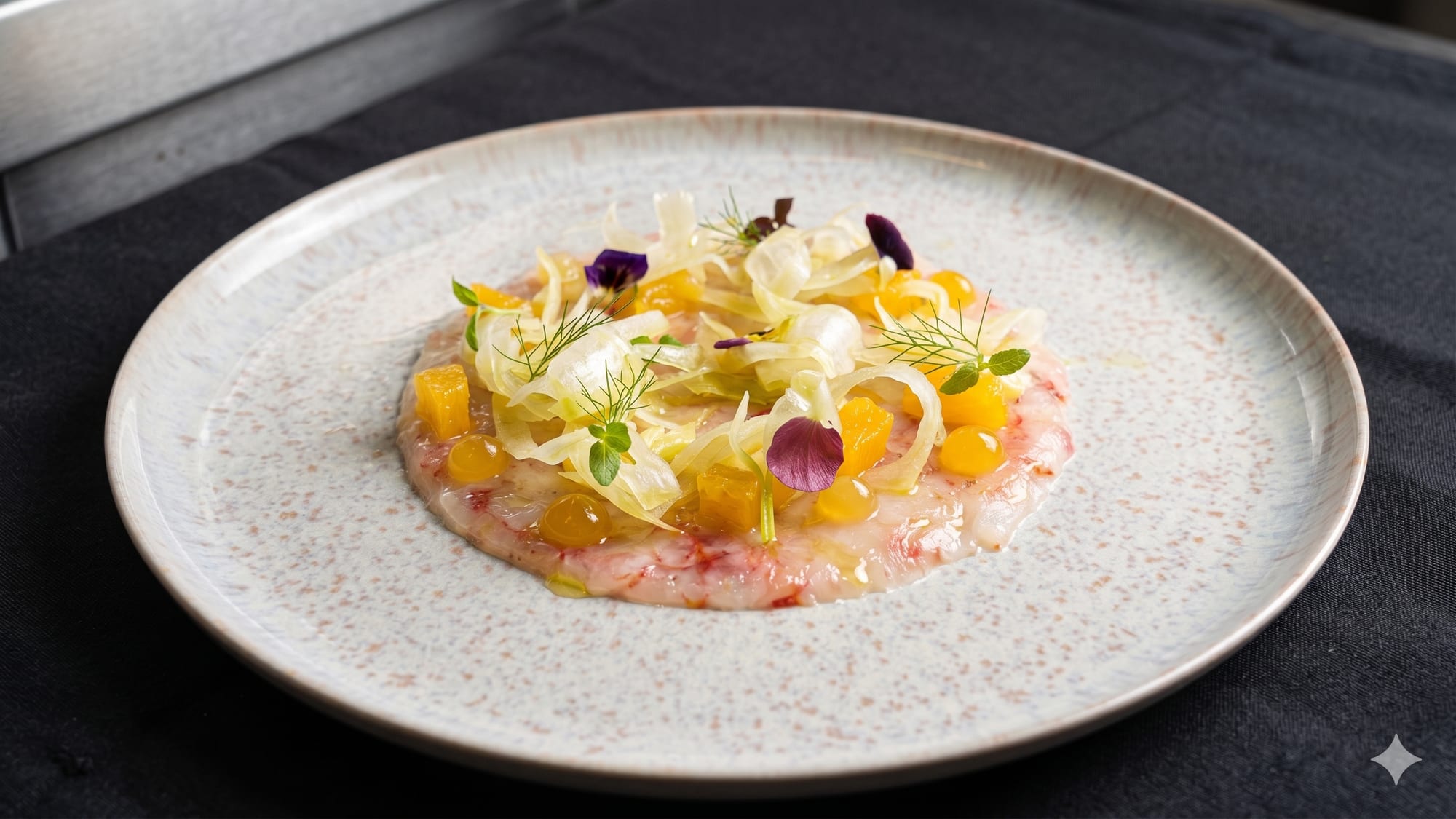 Carpaccio de Gambero Rosso